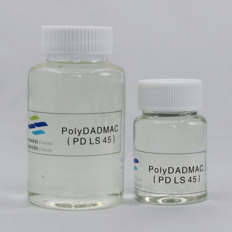 υγρό πολυμερές dadmac 40% Polydadmac Ammonium Coagulant Πολυμερές polyDCD οργανικά στερεωτικά εφαρμογές διήθησης