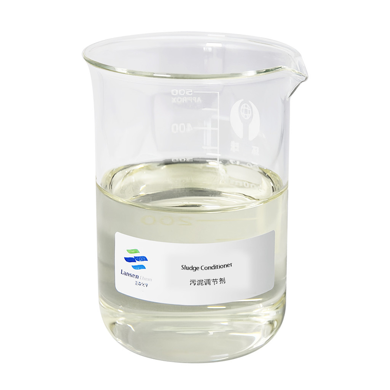 Αξιολογικό μη τοξικό Polydadmac Conditioner Sludge Additives Χημικό βοηθητικό φλοκκωτικό για την επεξεργασία της πάχυνσης των λάσπης