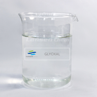 Glyoxal 40% πρακτόρων επεξεργασίας ινών για τον οργανικό συνθετικό πιέζοντας τελειώνοντας πράκτορα βιομηχανίας κλωστοϋφαντουργίας