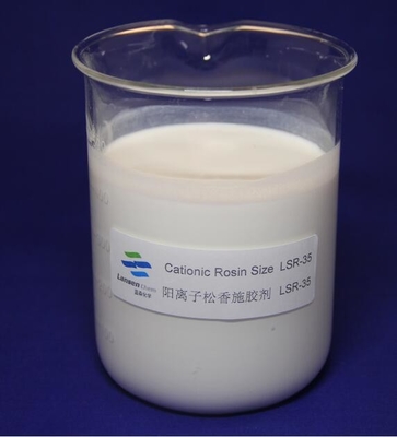 Το κατιονικό μέγεθος κολοφωνίων με άσπρο Emulsioncan διευκρίνισε το νερό