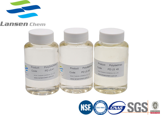 Flocculant ενώσεις 26062-79-3 τεσσάρων καταστάσεων αμμωνίου πηκτικών Polydadmac πρακτόρων