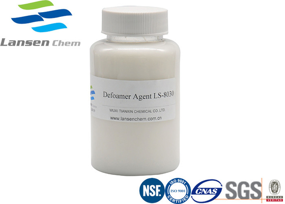 30% Defoamer στερεού περιεχομένου βιομηχανικό απόβλητου ύδατος γαλάκτωμα γάλακτος επεξεργασίας άσπρο