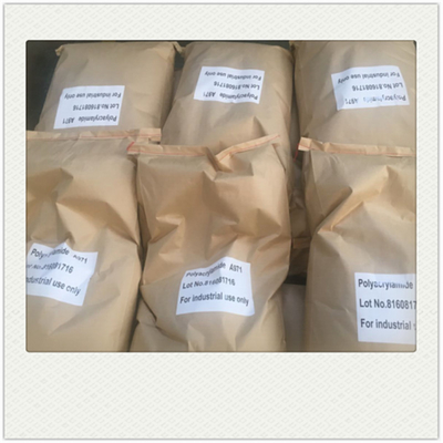 Polyacrylamide κατασκευής χάρτου κατιονική ανιονική Flocculant της PAM άσπρη σκόνη