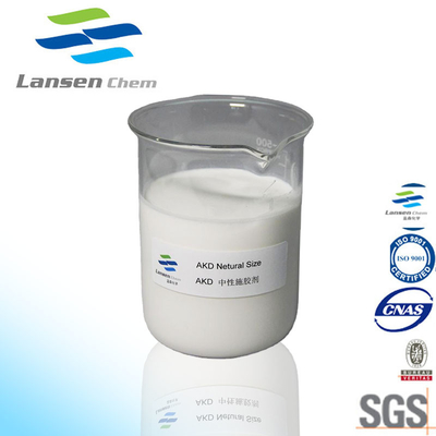 Netural Size Alkyl AKD Emulsion Good Διαλυτότητα Ηλεκτροστατικό χαρτί αυτόματης μεταφοράς