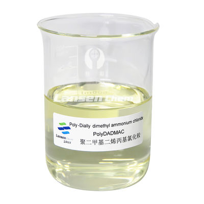 Πολυδαντικό πήξη Πολυδιαλικό διμεθυλοαμμωνικό χλωρίδιο σε πλαστικά βαρέλια 210 kg, IBC 1100 kg και σακούλες χαρτιού Kraft 20 kg για επεξεργασία νερού